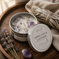White Sage & Lavender + Amethyst